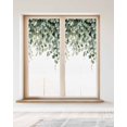 thumbnail image 2 of Window Privacy Film Botanical Leaves Stained Glass Window Film Decorative Sun Block Window Cover Farmhouse Simple Eucalyptus&nbsp;Branches Window Clings Static Adhesive Sticker for Bathroom 23.6"x59", 2 of 7