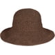 thumbnail image 1 of Womens Floppy Straw Sun Hat Foldable Packable Wide Brim Summer Beach Hat Crochet Bucket Hat, 1 of 5