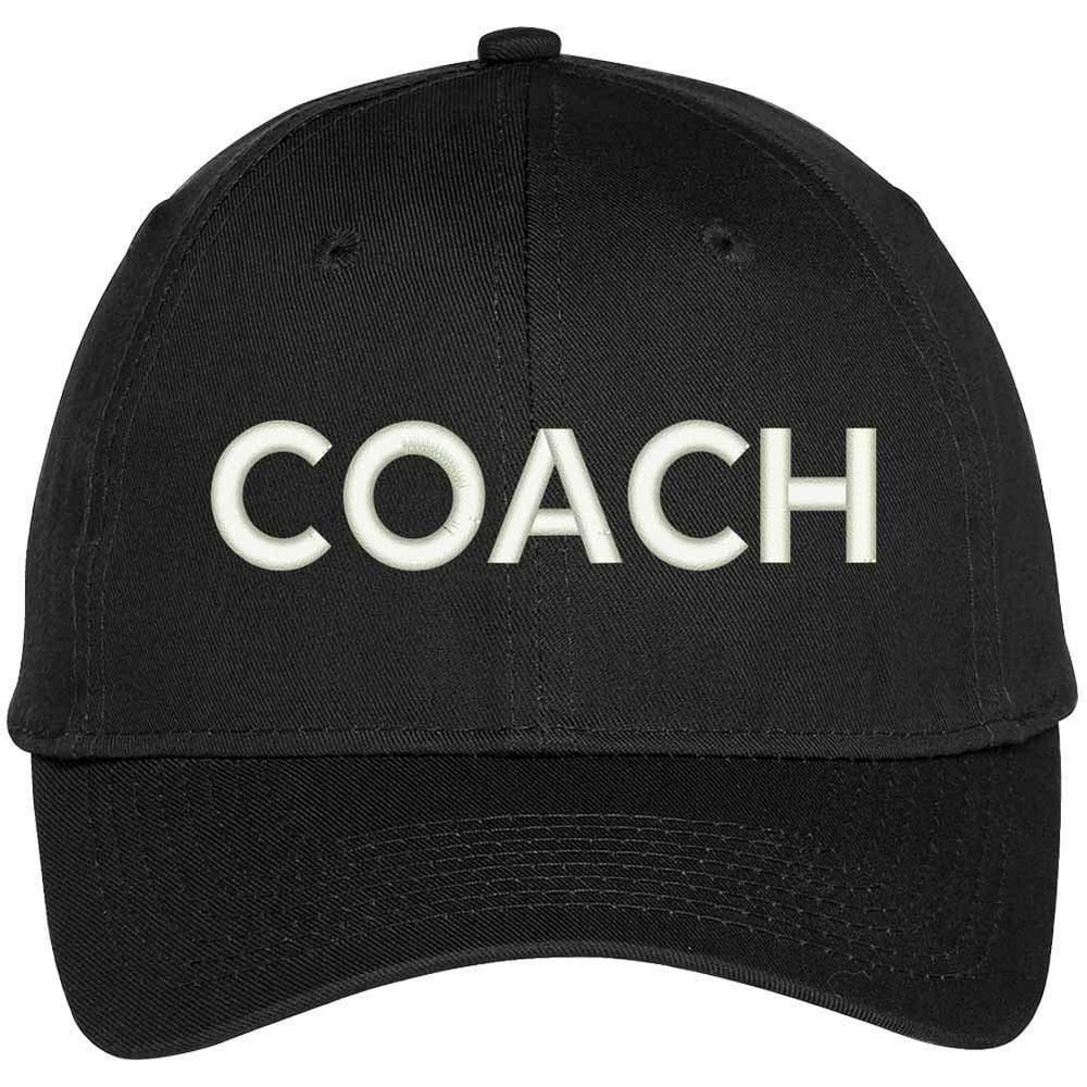 Trendy Apparel Shop Coach Embroidered High Crown Baseball Cap - Black ...