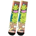 thumbnail image 5 of Nickelodeon Rugrats Reptar Dinosaur Character Sublimated Crew Socks 1 Pair, 5 of 6