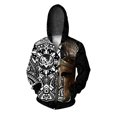 thumbnail image 3 of Sudadera con capucha de otoño para hombre, sudadera con capucha con estampado de caballero y guerrero, sudadera con cremallera, sudadera con capucha informal holgada, ropa Y2k, sudadera, 3 of 5