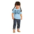 thumbnail image 4 of My Little Bro Has Paws Cute Pet Owner Toddler Boy Girl T Shirt Infant Toddler Brisco Brands 6M, 4 of 6