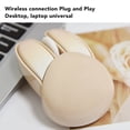 thumbnail image 4 of Adjustable DPI Sensitivity Cute Rabbit Mouse, 33ft Effective Range, Battery Powered Silent Gaming Mice with 2.4G , Symmetrical Design for Office Home Travel, 4 of 7