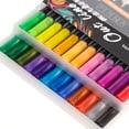 thumbnail image 1 of Jinsinto 24 Colors Markers Set Double Tipped Colored Pens, 1 of 5