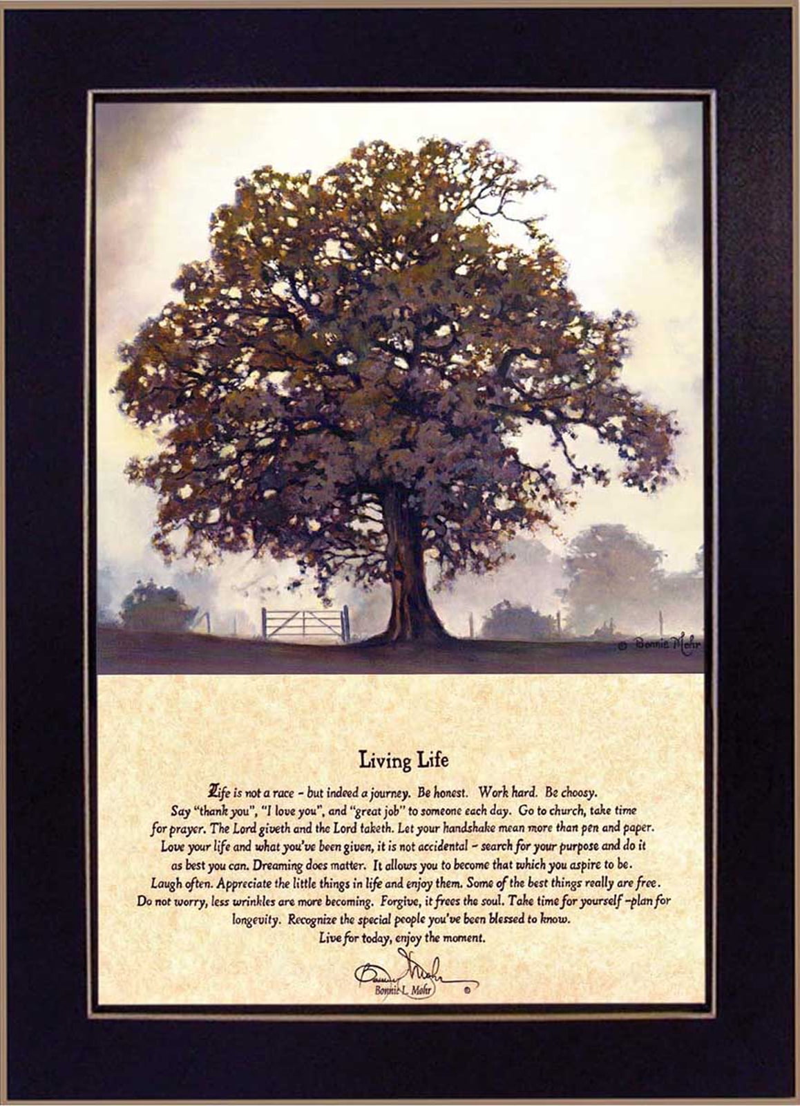 Living Life By Bonnie Mohr Printed Framed Wall Art Living Life By Bonnie Mohr Printed Framed Wall Art