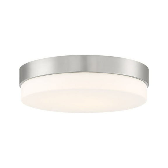 Access Lighting LED Flush Mount in Brushed Steel Color