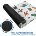 thumbnail image 6 of Long Mouse Pads for Desk,White Dinosaurs Fossils Plants Pattern Desk Mats on Top Of Desks, Desk Mouse Pad Extra Large with 3mm Non-Slip Base and Stitched Edge for Gaming,Office,Work,Home 31.5"x11.8", 6 of 6