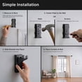 thumbnail image 3 of Lumino 5/8" Easy Mount Collection Shannon Brass Knob Adjustable Curtain Rod Set, 32-84", 3 of 6