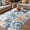 Light Blue Beige, variant on Blue Starfish Coastal Outdoor Rug for Patio/Deck/Porch, Non-Slip Large Area Rug 5 x 8 Ft, Eucalyptus Summer Nautical Shell Rustic Indoor Outdoor Rugs Washable Area Rugs, Camping Rug Carpet Runner