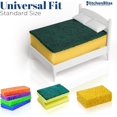thumbnail image 3 of czcpp-Dreams Sponge Holder - Bed Shape Design Plastic Dish Sponge Holder for Kitchen Sink, Fits Any Standard Size Scrubby - Sink Organizer, Decor, and Unique Gift Idea - Sponge Included, 3 of 4