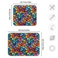 thumbnail image 4 of Yayeee Dish Drying Mat for Kitchen Counter 16"x18" Microfiber Absorbent Pad, Vibrant Dragon Scales Pattern, 4 of 7