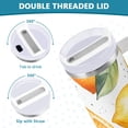 thumbnail image 3 of Yayeee 30oz Double-Wall Insulated Stainless Steel Tumbler with Handle Bottle, Candy Lemon Slices, 3 of 8
