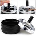 thumbnail image 2 of 3pcs Ashtray Ashtray Round Push Down Cigarette Ashtray With Tray Spinning Ashless Ashtray Modern Ashtray Rotating, 2 of 5