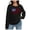 A1-Black1388, variant on Womens Flag Pattern Knit Sweater Curved Hem Long Sleeve Casual Crew Neck Jumper