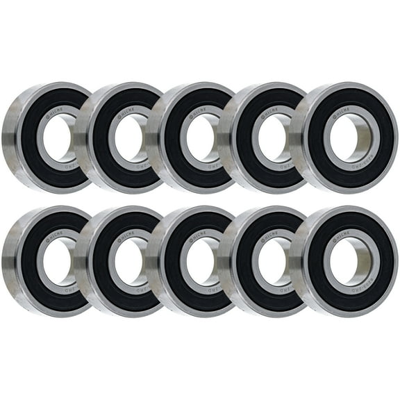 Niche Wheel Bearing 6203-2RDQE6 17x40x12mm Single Row Deep Groove 10 Pack 519-CBB2211R