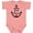 Mauve, variant on Inktastic Just Arrived New Baby Nautical Anchor Boys or Girls Baby Bodysuit