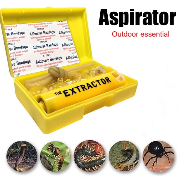 Extractor De Vacío Para Picaduras De Insectos Extractor de veneno de serpiente Camping Senderismo Extractor de veneno al aire libre Primeros auxilios de emergencia Sywqhk Para Estrenar