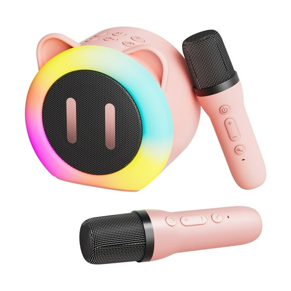 Altavoz Bluetooth Micrófono inalámbrico para niños Karaoke en casa Micrófono para exteriores Un pequeño altavoz Audio Bluetooth