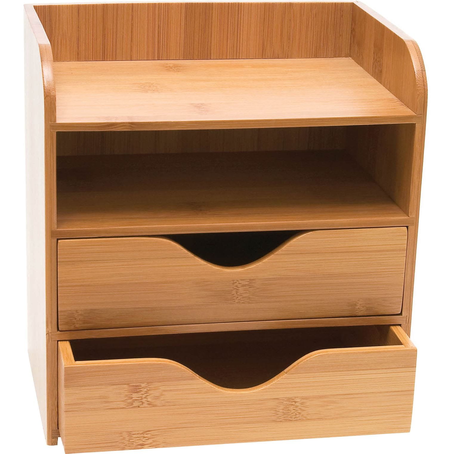 Lipper International Bamboo Desk Organizer, 4Tier
