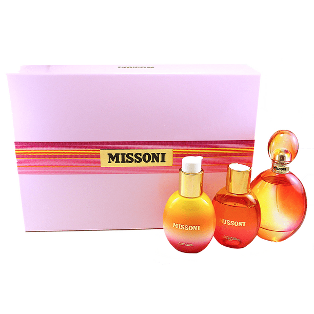 Missoni Missoni 3 Pc. Gift Set ( Eau De Toilette Spray 3.4 Oz. + Body