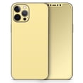 thumbnail image 5 of DesignSkinz Light Yellow Pastel Color Full-Body Skin Decal Wrap Cover for iPhone 13, 5 of 9