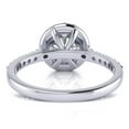 thumbnail image 6 of SuperJeweler 1 1/4 Carat Lab Grown Halo Diamond Engagement Ring In 14K White Gold For Women, 6 of 6