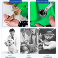 thumbnail image 4 of Bolsas multifuncionales de sujeción para el cuidado de perros y gatos para bañarse, lavarse y cortarse las uñas, color verde (L), 4 of 5