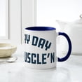 thumbnail image 6 of CafePress - Everyday I'm Muscle'n Pattern - 11 oz Ceramic Mug - Novelty Coffee Tea Cup, 6 of 6