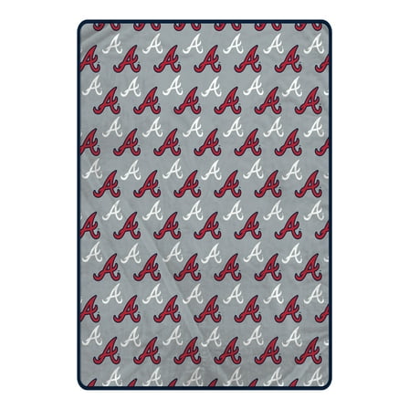 Pegasus Atlanta Braves 66" x 95" Oversized Logo Roll Ultra Cozy Blanket