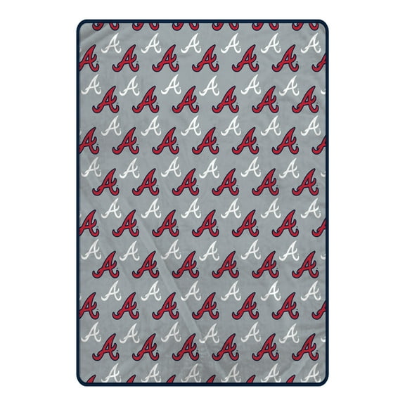 Pegasus Atlanta Braves 66" x 95" Oversized Logo Roll Ultra Cozy Blanket