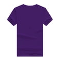 thumbnail image 4 of DPTALR Women's Summer Round Neck Leisure Short Sleeve Printing Tops, 4 of 4