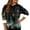 Black, variant on Women's Casual Fashion Plus Velvet Thickened Christmas Print Hooded Sweatshirt for Warm and Comfortable Holiday Season