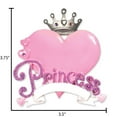 thumbnail image 6 of Ornaments by Elves Personalized Baby's First Christmas 2024 Ornament Princess Heart Ornament .25lbs, 6 of 10