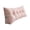 Pink, variant on Triangular Wedge Headboard Pillow for Sitting Up in Bed, Back Rest Support Bolster Cushion with Removable Washable Cover, Full Size Bed Rest Reading Pillow for Dorm Daybed Sofa 35.4x17.7x7.8 Inch