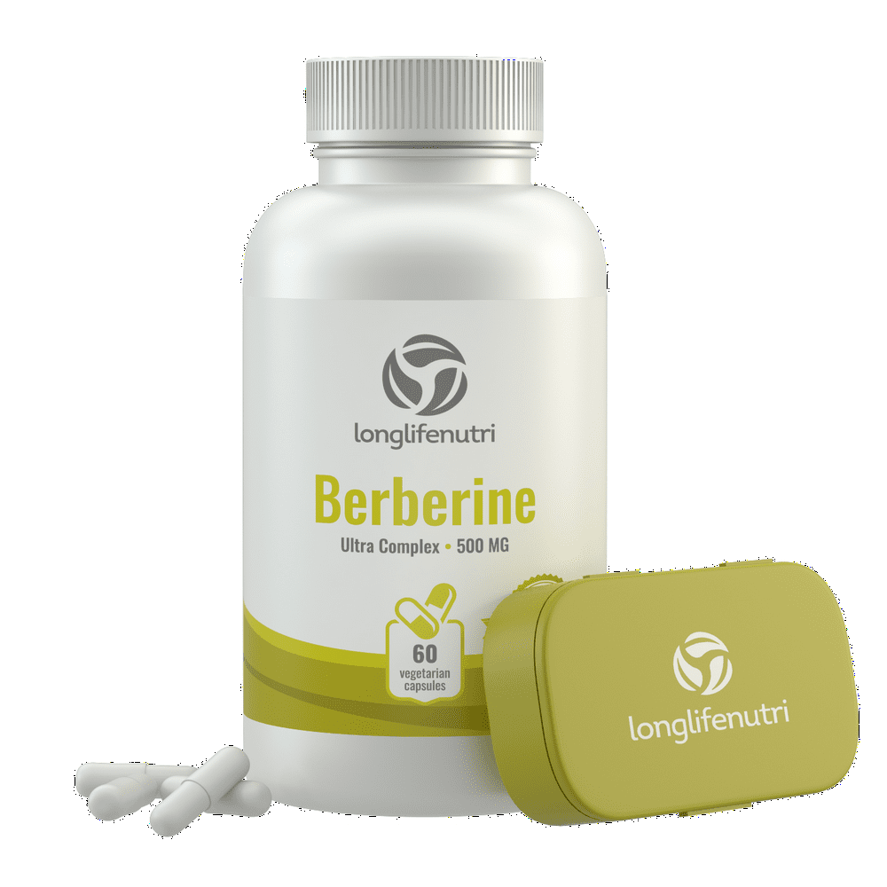 Berberine HCL 500 mg - Walmart.com - Walmart.com