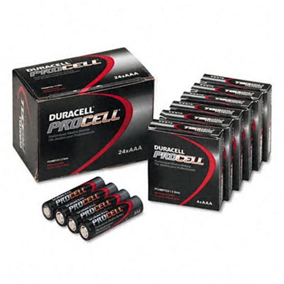 Duracell PC2400BKD Procell Pile Alcaline - AAA - 24/boîte
