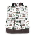 thumbnail image 1 of Fotbe Camping Caravan 2 Mochila Bolso con Estampado para Mujer, Mochila Antirrobo de Nylon Impermeable, Bolsa Ligera de Hombro, 1 of 4