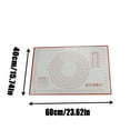 Cake Mat Stick Non Rolling Silicone Baking Dough Fondant Kitchen，Dining