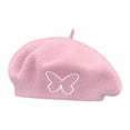 thumbnail image 4 of Boina de mujer cómoda e informal, ideal para viajes, senderismo y festivales de invierno. Rosa, 4 of 8