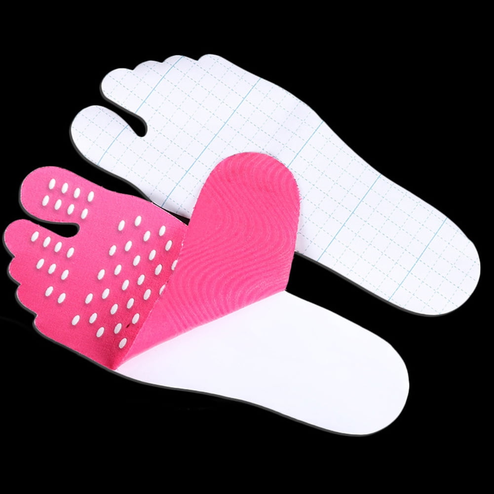 Adhesive Foot Pads Invisible Beach Insoles Waterproof Non-slip Stick on Foot Pad 