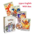 thumbnail image 3 of 11-110pcs Cards Pikachu Gold Silver Black Vmax GX Vstar English Spanish French German Collection Battle Card Toys Gifts, 3 of 5