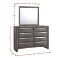 thumbnail image 3 of Bowery Hill Full Storage 5 Piece Bedroom Set in Gray, 3 of 13