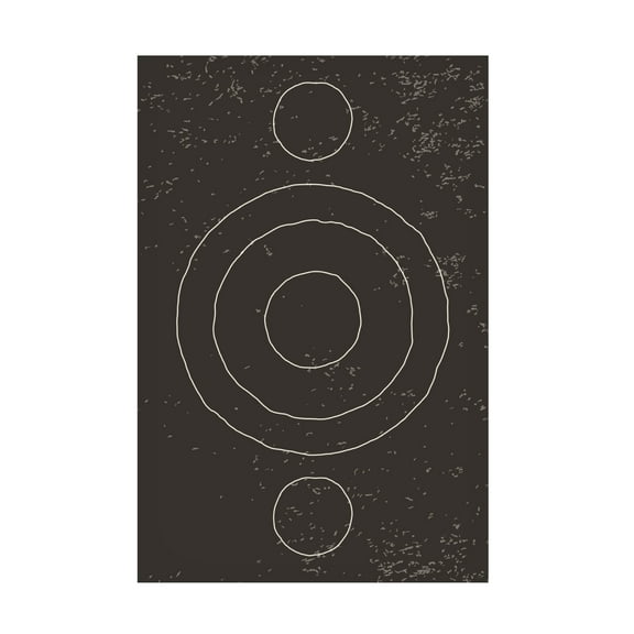 Trademark Fine Art jay stanley Black and White Minimal Set 2 Canvas Wall Art