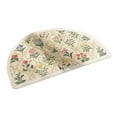 thumbnail image 2 of Carpet,Half Circle Bathroom Rugs Spring Floral Print Absorbent Microfiber Rugs Non Slip Mats For Bathroom Floor Tub And Shower Home Decor Accessories Features:, 2 of 3