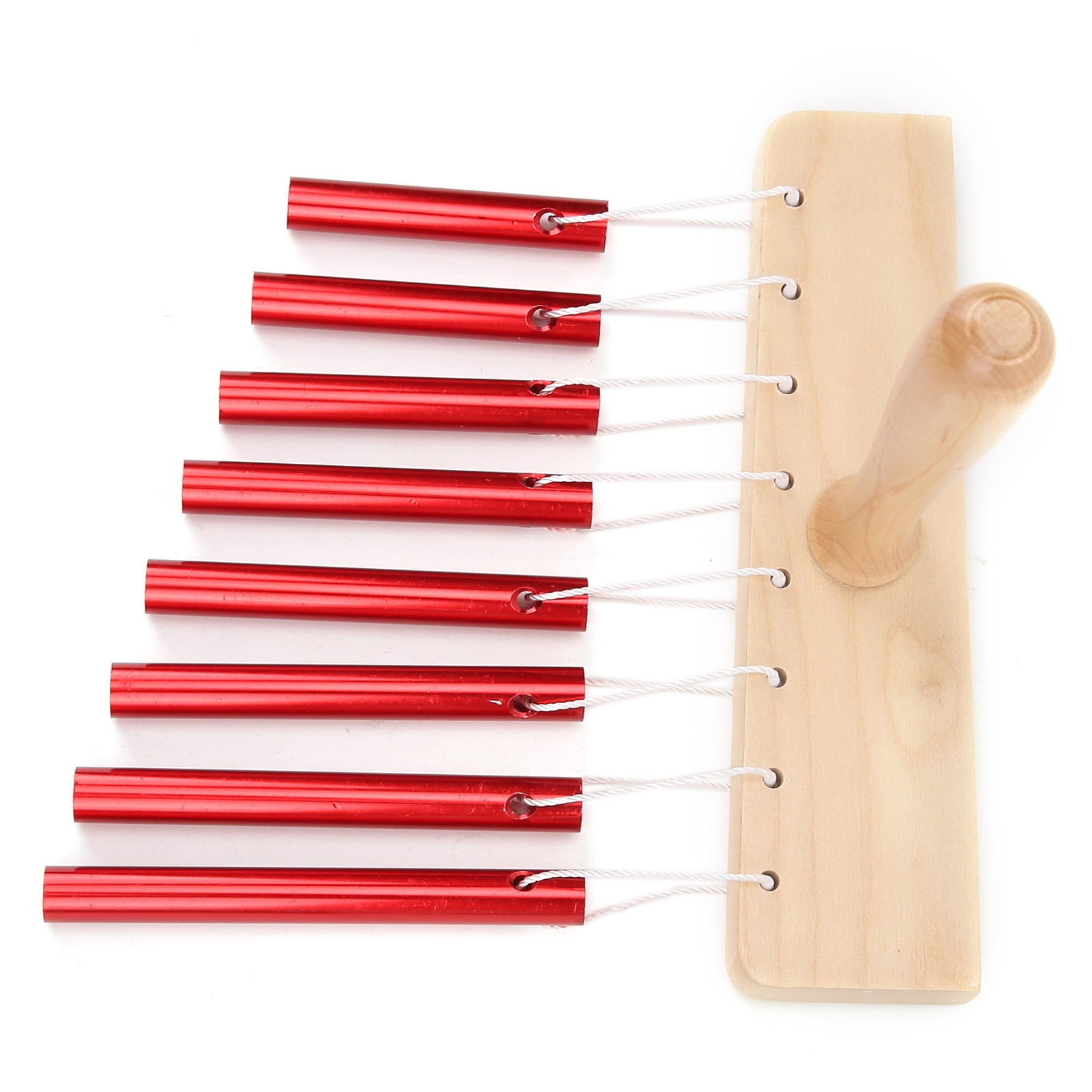 Wind Bell Pipe, 8 Bars Electroplated Aluminum Alloy Table Top Chimes