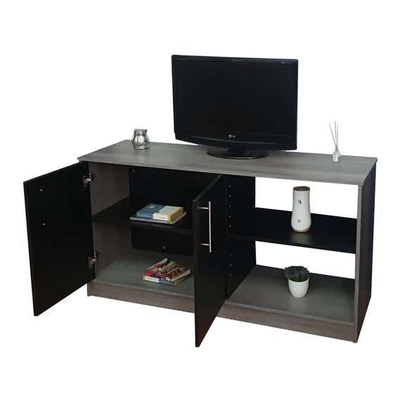 Credenza DECOMOBIL Mueble para TV Minimalista De Lujo CRE-04-140X40-G/NM
