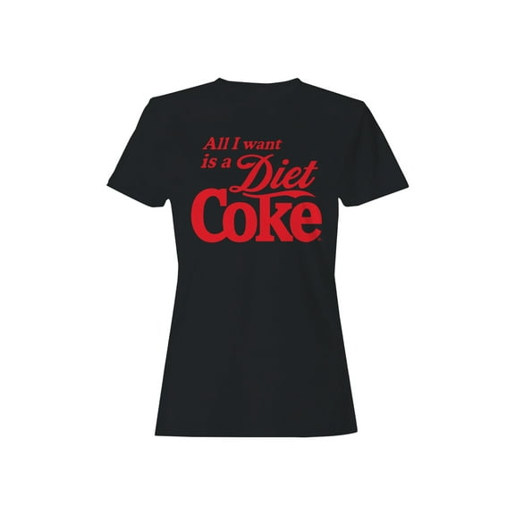 Officially Licensed Diet Coke All I Want is Diet Coke Women's T-shirt