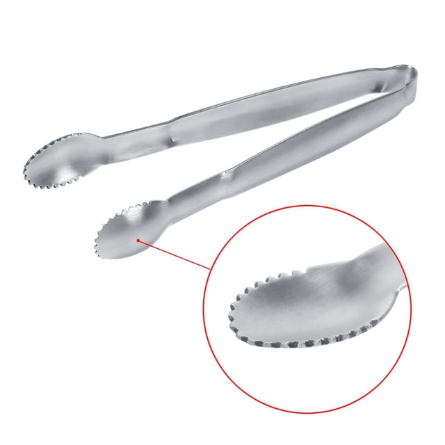 Pinzas para Galletas de Azúcar y Hielo, PinZas para Alimentos de Acero Partido de Buffet Para Barra inoxidable, fáciles de Limpiar y Cómodas de USAR