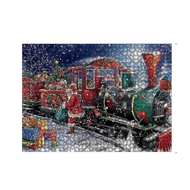 Christmas Theme Jigsaw Puzzles 1000 Pieces Adult Puzzle Paper Assembling Puzzle