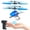 Blue, variant on Remote Control Helicopter Hand-Controlled Mini DroneCosmic Drone RC UFO LED Flying Toys for Kids with 3.5 Channel RC Helicopters, Controller